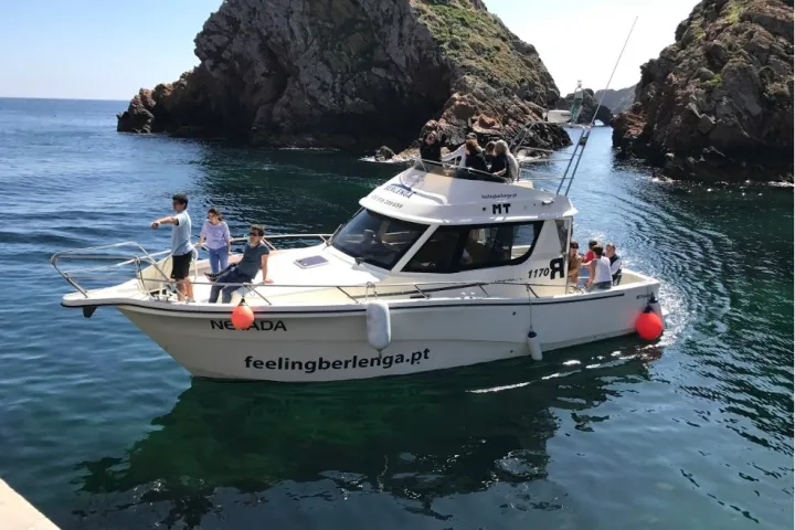 a small boat in a body of water